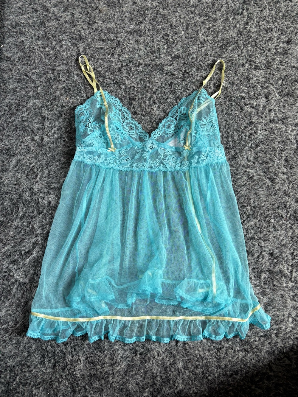 2002 Victorias Secret Lace Babydoll Chemise